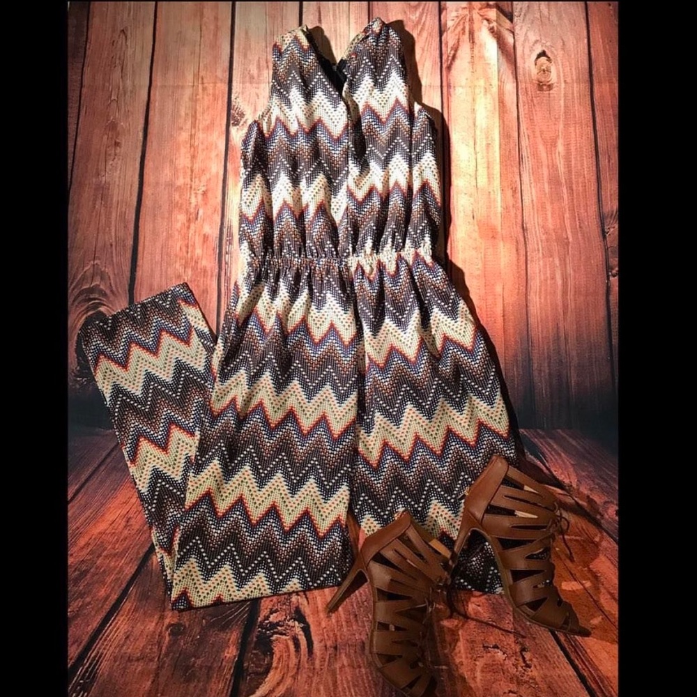 Long legged multi colored romper